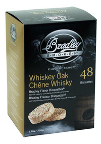 Bradley Smoker Whiskey Oak Bisquettes BTWOSE48