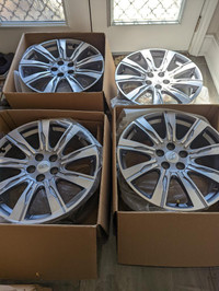 BRAND NEW  CADILLAC XT4  FACTORY OEM  20 INCH ALLOY WHEEL SET OF FOUR     WITH SENSORS.