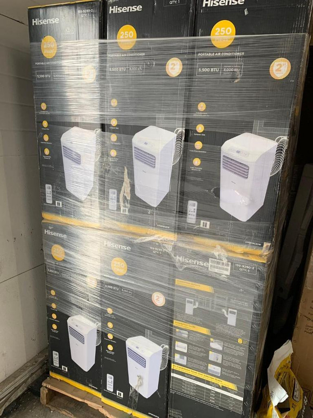 Truckload Sale Hisense 7000-14000 BTU Portable Air Conditioner From $169-$349 No Tax in Heaters, Humidifiers & Dehumidifiers in Ontario - Image 2