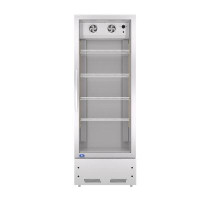 KICHKING KICHKING 24'' Commercial Merchandising Refrigerator, 16.3 Cu.ft Drink Refrigerator with Glass Door