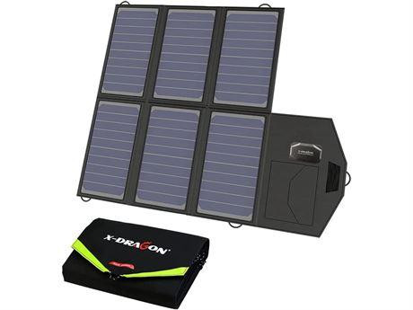 X-DRAGON Solar Charger 40W Sunpower Solar Panel Charger (5V USB + 18V DC) Laptop in Cables & Connectors in Ontario