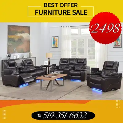RECLINER SALE!! LIMITED TIME OFFER ONLY! Maximize your comfort and relax in style with sofa set. Key...