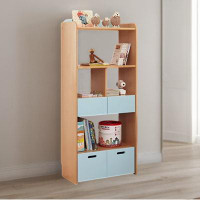 RARLON Solid Wood Bookcase Modern Simple Storage Cabinets Bookcase