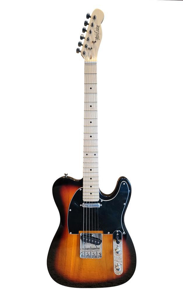Electric Guitar Telecaster type for beginners Sunburst PG365T in Guitars