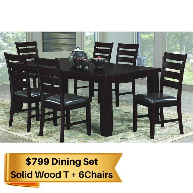 Wooden Dining at Affordable Price Brampton !! in Dining Tables & Sets in Mississauga / Peel Region