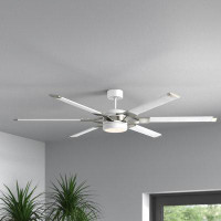 Mercury Row Penton 6 - Blade LED Standard Ceiling Fan with Remote Control and Light Kit Included