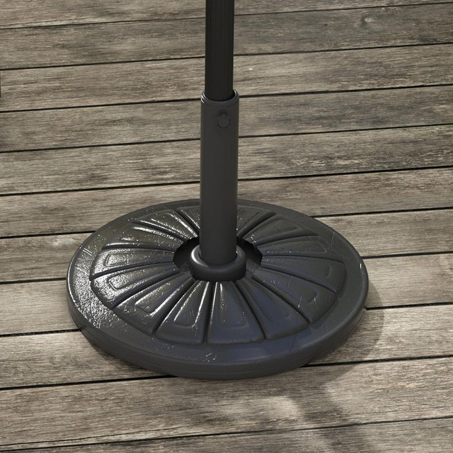 Umbrella Base 16.9" x 16.9" x 12.6" Black in Patio & Garden Furniture