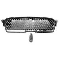 Lincoln MKZ Grille Satin Aluminium With Satin Frame/ Emblem Mount - FO1200613