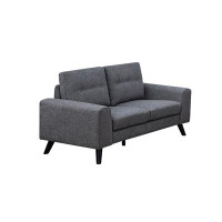 George Oliver Loveseat, Grey Chenille