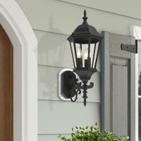 Darby Home Co Jonsson Black 3 - Bulb 24.5" H Outdoor Wall Lantern