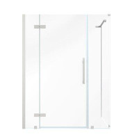 Ove Decors OVE Decors Endless TA1443300 Tampa, Corner Frameless Hinge Shower Door, 53 5/8 To 54 13/16 In. W X 72 In. H,