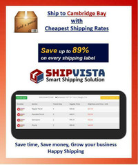 Cheapest Shipping Rates for packages to Cambridge Bay