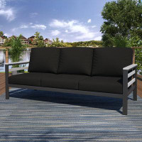 Birch Lane™ Townsend 80'' Wide Outdoor Patio Sofa with Sunbrella Cushions