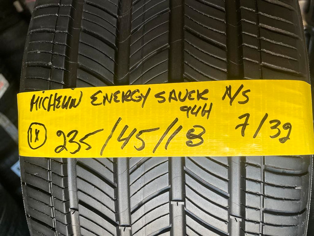 1 x 235/45/18 Michelin energy été 7/32 in Tires & Rims in Laval / North Shore - Image 3