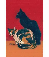 Buyenlarge Chats by Theophile Steinlen - Print