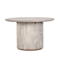 Birch Lane™ Aline 51" L Concrete Pedestal Dining Table — Outdoor Tables & Table Components: From $99