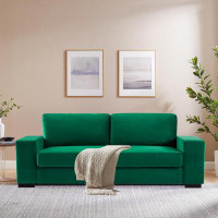 Ebern Designs 80.5'' Square Arm Loveseat Sofa