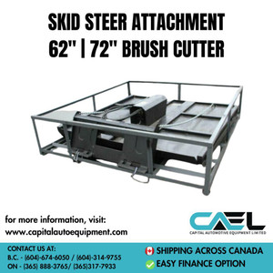 Brand new 72-Inch Beast: Top-Performing Rotary Brush Cutter for Skid Steer Power Clearing - Limited Stocks, call now! Canada Preview