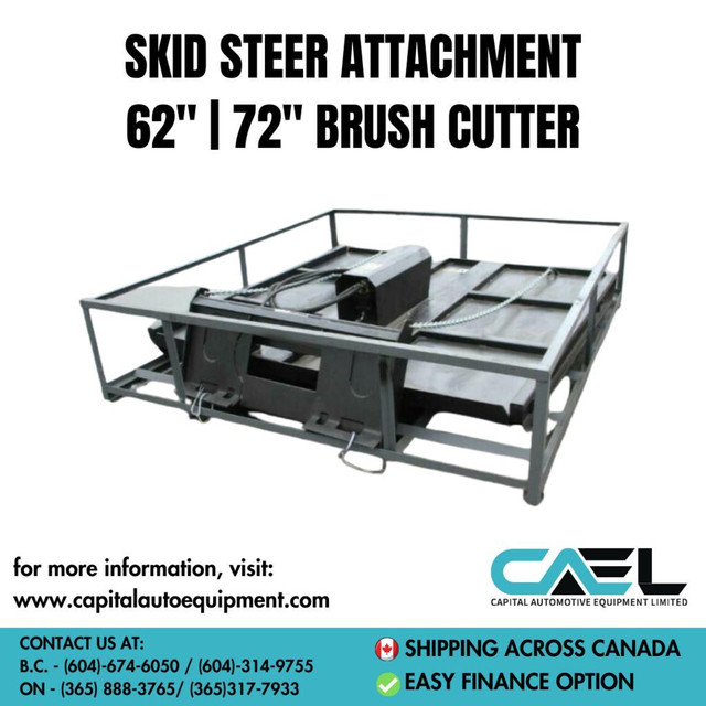 Brand new 72-Inch Beast: Top-Performing Rotary Brush Cutter for Skid Steer Power Clearing - Limited Stocks, call now! in Power Tools