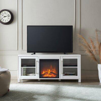 Wade Logan Avinash TV Stand for TVs up to 65" with Fireplace