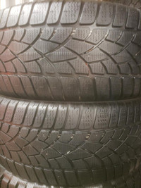 (ZH574) 2 Pneus Hiver - 2 Winter Tires 235-45-19 Dunlop 6-7/32