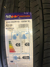 TWO NEW 295 / 30 R19 WINRUN R330 PERFORMANCE TIRES -- SALE