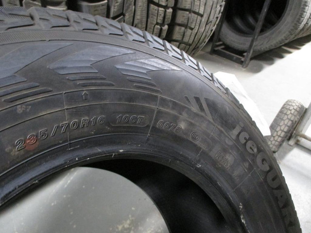 J5  Pneus dhiver Yokohama p235/70r16 $450.00 in Tires & Rims in Drummondville - Image 3