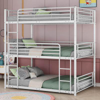 Isabelle & Max™ Steinberger Full over Full over Full Metal Triple Bunk Bed by Isabelle & Max™