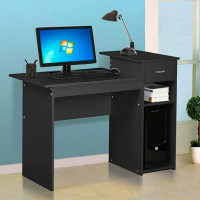 Ebern Designs Jerrico Writing Computer Lap Desk Home Office Desk Computer Table Study Writing Desk Workstation With Draw