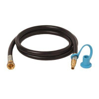 Flame King Flame King Quick Connect Hose for RV, Van, & Trailer 48" 3/8" ID Female SAE Gas Flare Fitting