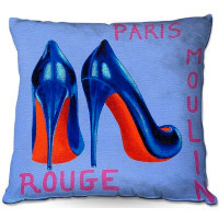 East Urban Home Couch Paris Burlesque Shoe Square Pillow Cover & Insert