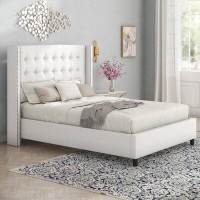 Birch Lane™ Cinnamon Tufted Upholstered Low Profile Standard Bed
