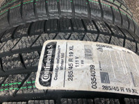 FOUR NEW 285 / 45 R19 CONTINENTAL CROSSWINTERCONTACT TIRES -- SALE