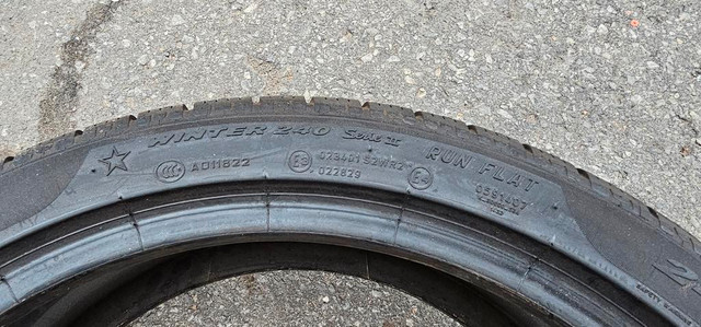 245/40/20 1 pneu hiver pirelli RUNFLAT comme neuf 250$ installer in Tires & Rims in Greater Montréal - Image 4