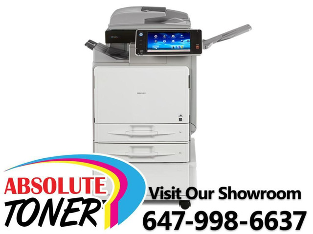 REPOSSESSED Ricoh MP C300 C300SR Color Copier Photocopier Printer Scanner with Stapler - BUY LEASE RENT in Other Business & Industrial in Toronto (GTA) - Image 4