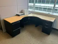 Global L-Shape Desk in Excellent Condition-Call us now!