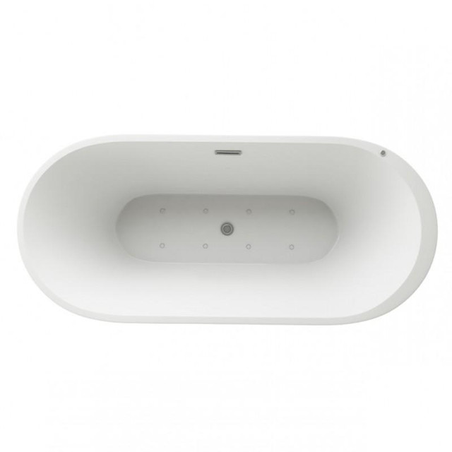 Bristol-Air-Jet - 67x31 Deluxe Freestanding Acrylic Bathtub with Center Drain &amp; 8 Air Jets BSQ in Plumbing, Sinks, Toilets & Showers - Image 2