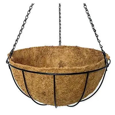 Winston Porter Hanging Wire Basket With Coco Liner