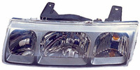 Head Lamp Driver Side Saturn Vue 2002-2004 Black Rim High Quality , GM2502228