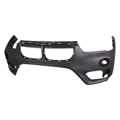 BMW X1 CAPA Certified Front Upper Bumper With Sensor Holes Without Headlight Washer Holes Without M-Package - BM1014101C
