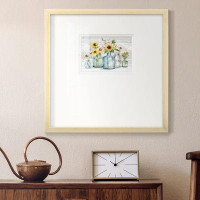 August Grove Sunflower Extravaganzapremium Framed Print
