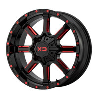 20x12 XD838 Mammoth Red Milled Wheels for Ford F-250 and F-350 SRW