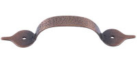 D. Lawless Hardware 3-1/4" Pull  Antique Hammered Copper