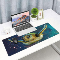 East Urban Home Moon And Sun Mouse Pad Stitched Edge Mousepad Rubber Base Non Slip Desk Mat For Laptop Pc Computer Gamin