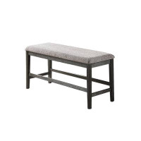 Red Barrel Studio High Bench With Upholstered Cushion