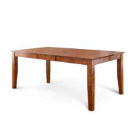 Loon Peak Chiricahua Extendable Solid Wood Dining Table