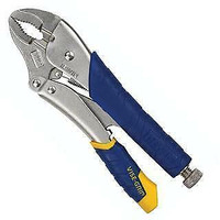 Irwin 07SG 7WR Vise Grip 1-1/2-Inch Jaw Capacity 7-Inch Curved Jaw Soft Grip Vise Grip with Wire Cutter  neuveee