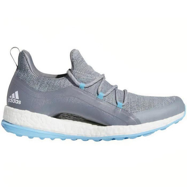 Adidas W PureBoost Golf BB8014 Womens Golf Shoes Grey/Blue/White Size 6.5M only in Golf