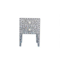Lavish Touch Lavish Touch Atella Side Table Mother Of Pearl