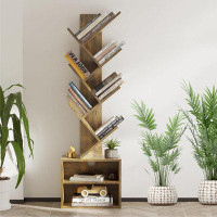 Ebern Designs 6 Tier Tree Bookshelf